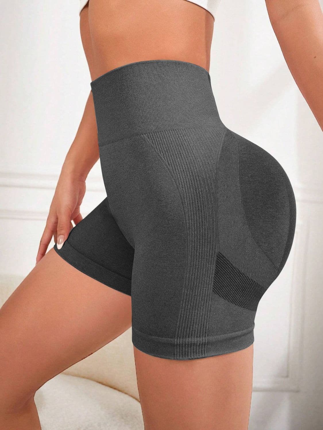 High Waist Active Shorts.