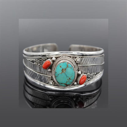 Turquoise Open Bracelet.