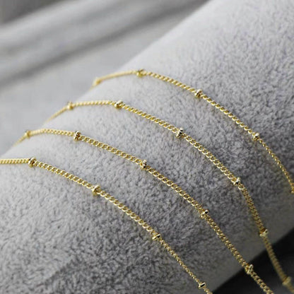 Golden Glow Bubble Initial Necklace – Make Your Statement Shine!