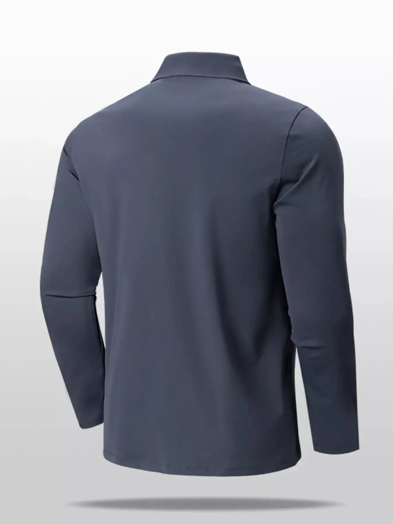 Men's Plus Size Long Sleeve Button Detail Polo Simply Love