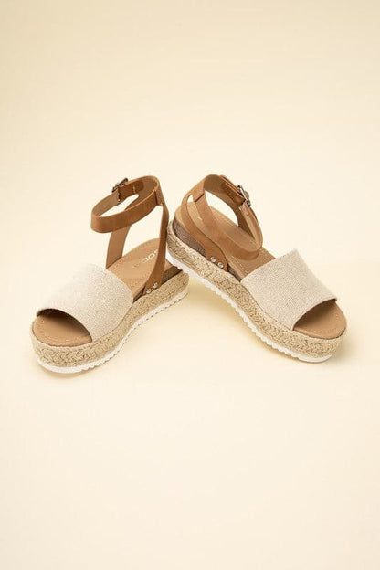 TOPIC-S Espadrille Ankle strap Sandals.