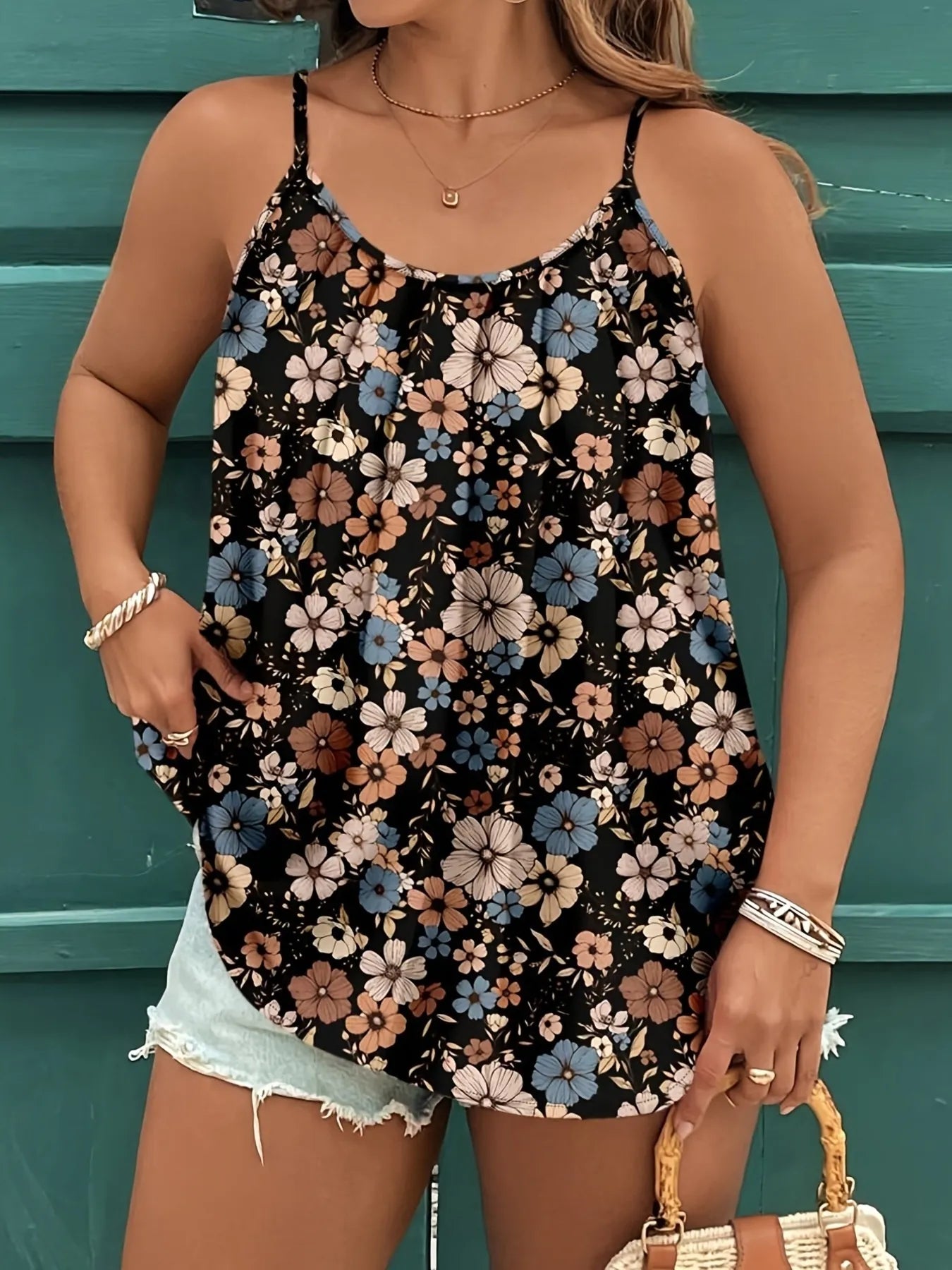 Floral Print Cami Top