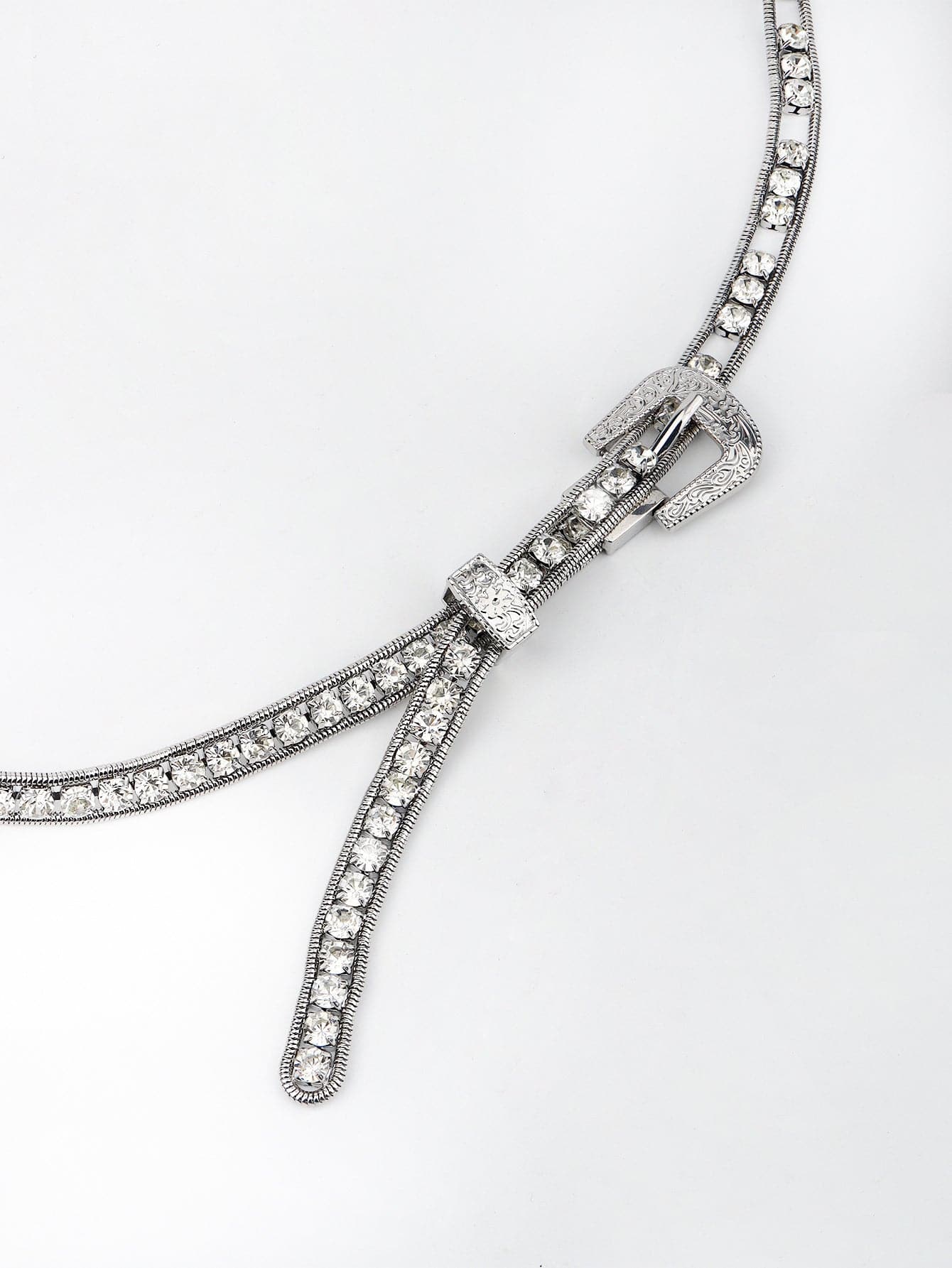 Rhinestone Metal Belt.