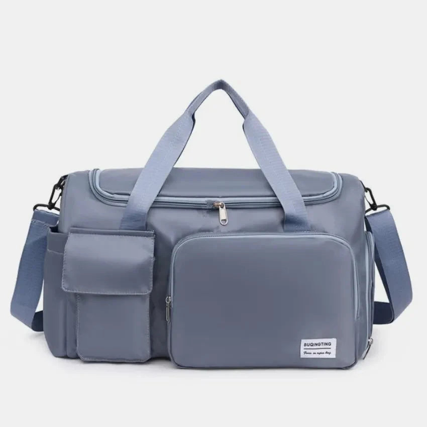 Ultimate Oxford Travel Duffel – Multi-Pocket, Shoe Compartment & Luggage Strap Coco’s Tee Boutique