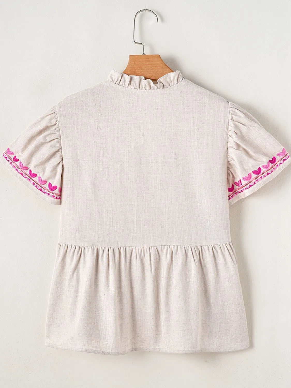 Simply Love: Floral Embroidered Blouse