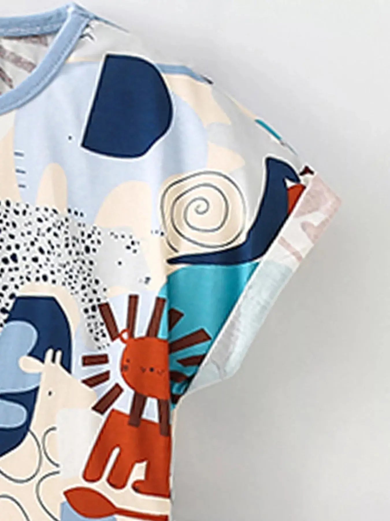 Children's Round Neck Tee and Shorts Set Simply Love