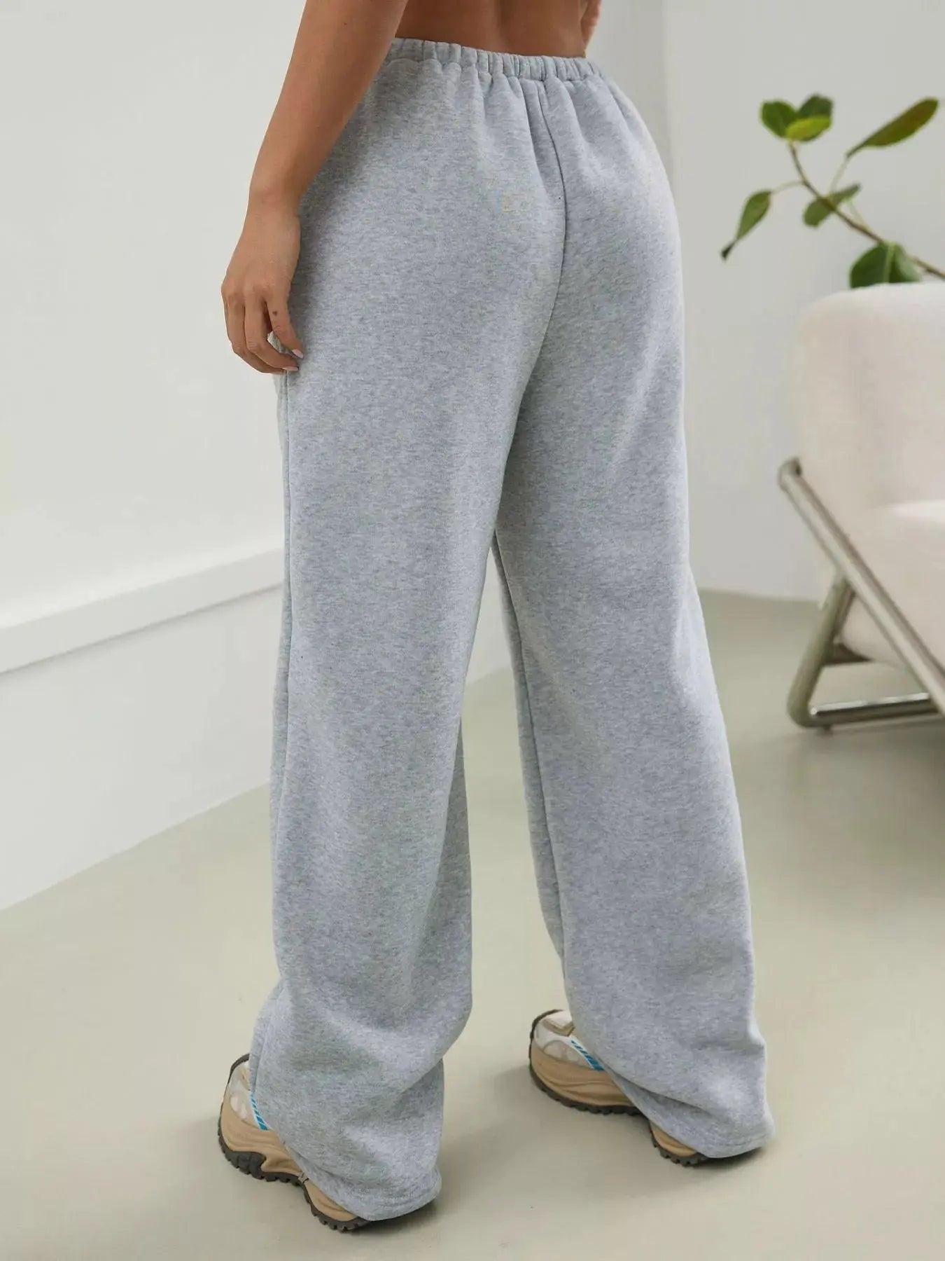 Casual Drawstring High Waist Wide Leg Sweatpants With Pockets Simply Love