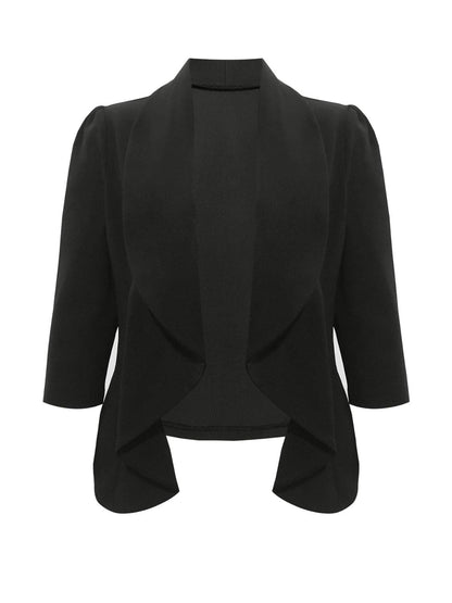 Three-Quarter Sleeve Blazer.