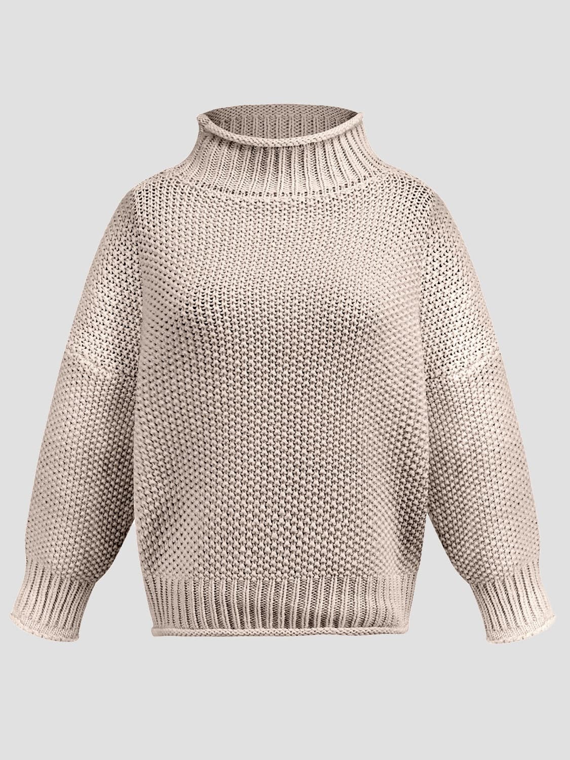 Turtleneck Long Sleeve Sweater.