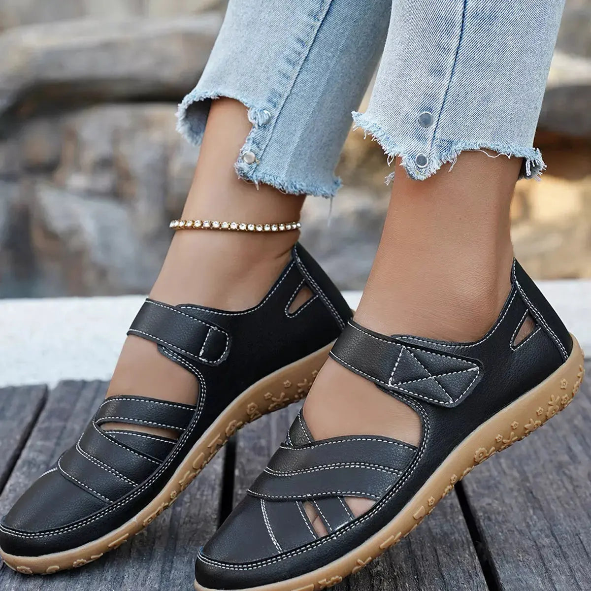 Casual Velcro Slip-Ons Simply Love