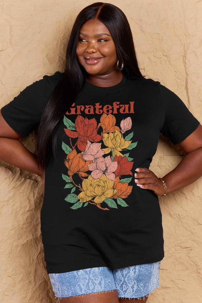 Simply Love: Grateful Flower Tee