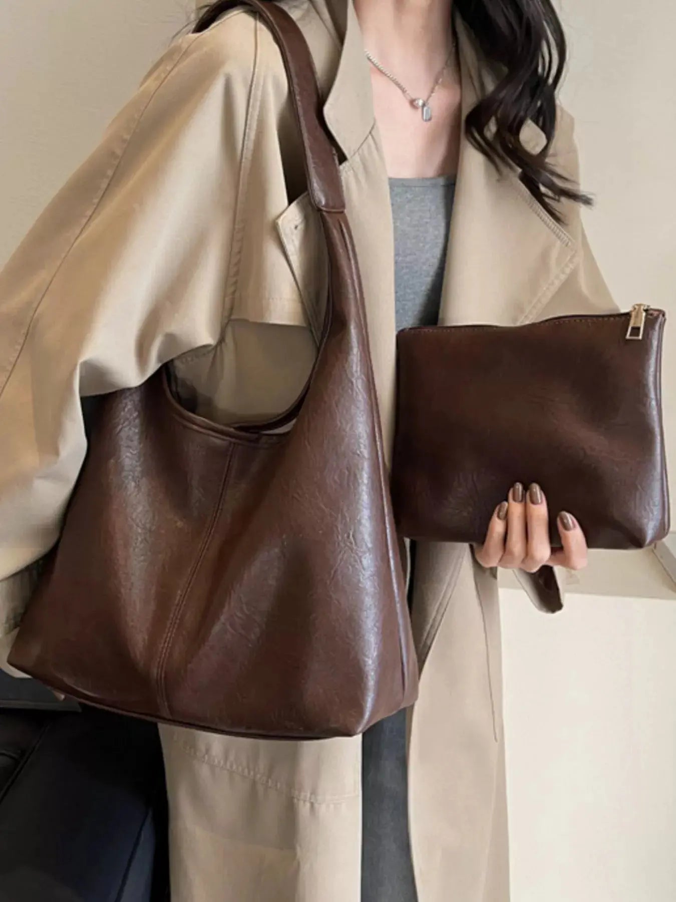 PU Leather Shoulder Bag Simply Love