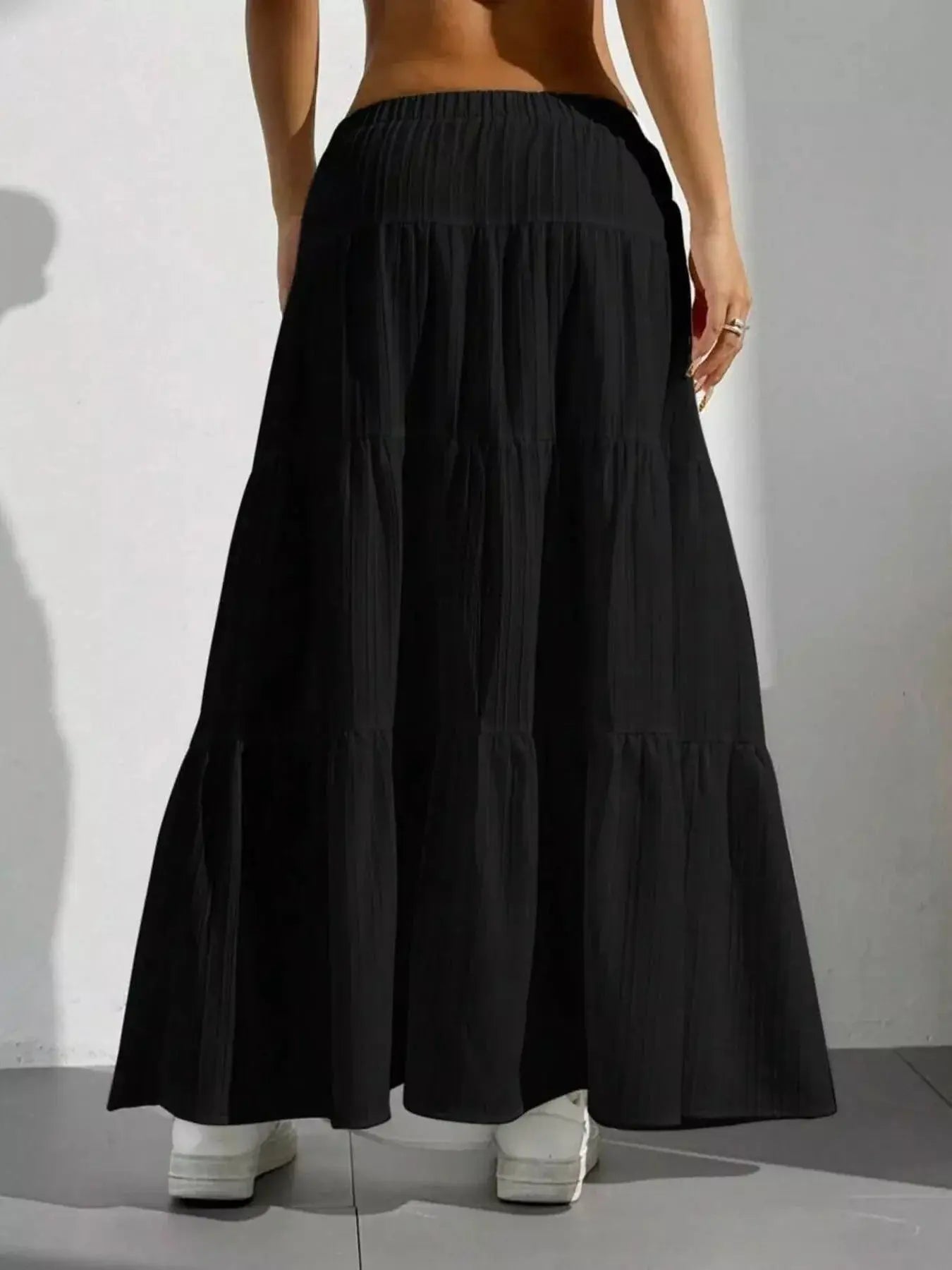 Flowy Tiered Maxi Skirt Simply Love
