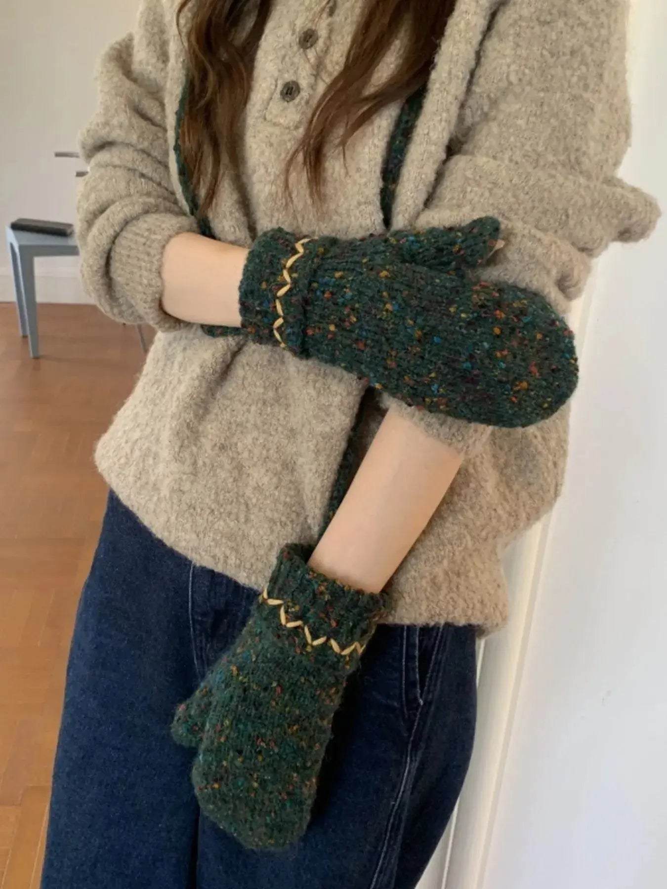Textured Warm Mittens Simply Love