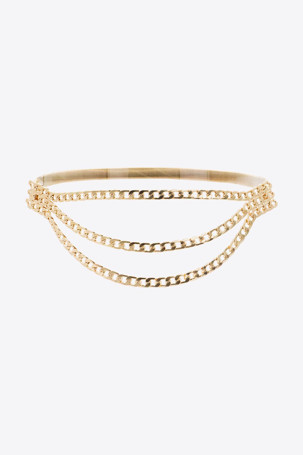 Metal Triple-Layered Chain Belt.