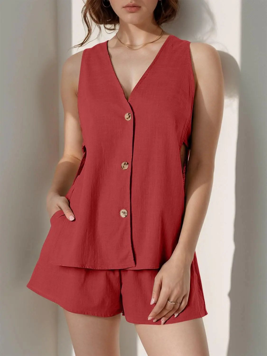 Chic cotton lounge set - cozy comfort - Love Salve 