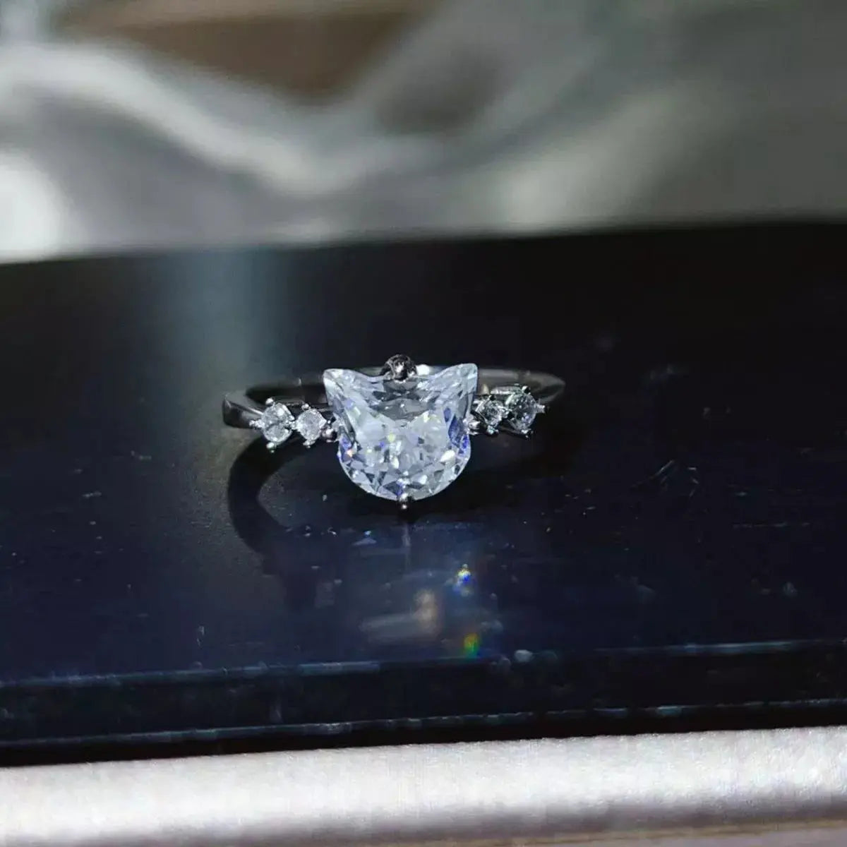 2 Carat Moissanite 925 Sterling Silver Ring Simply Love