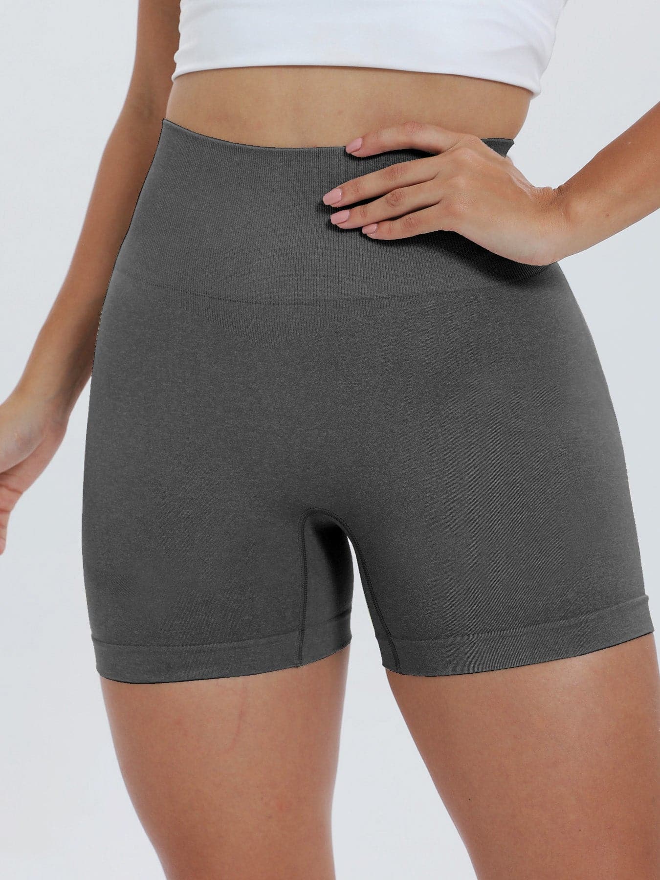 High Waist Active Shorts.