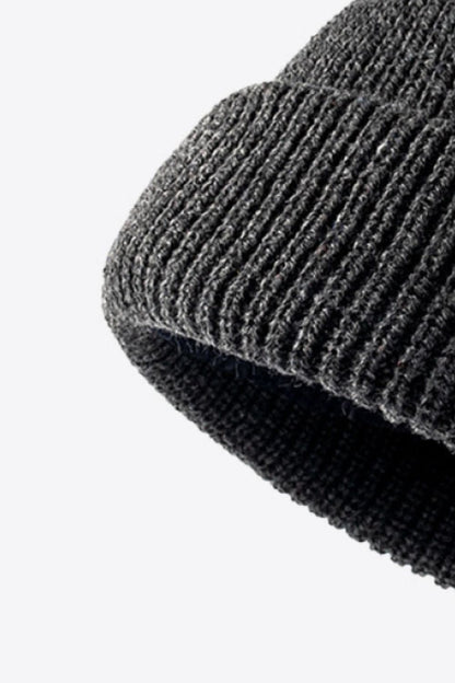 Calling For Winter Rib-Knit Beanie.