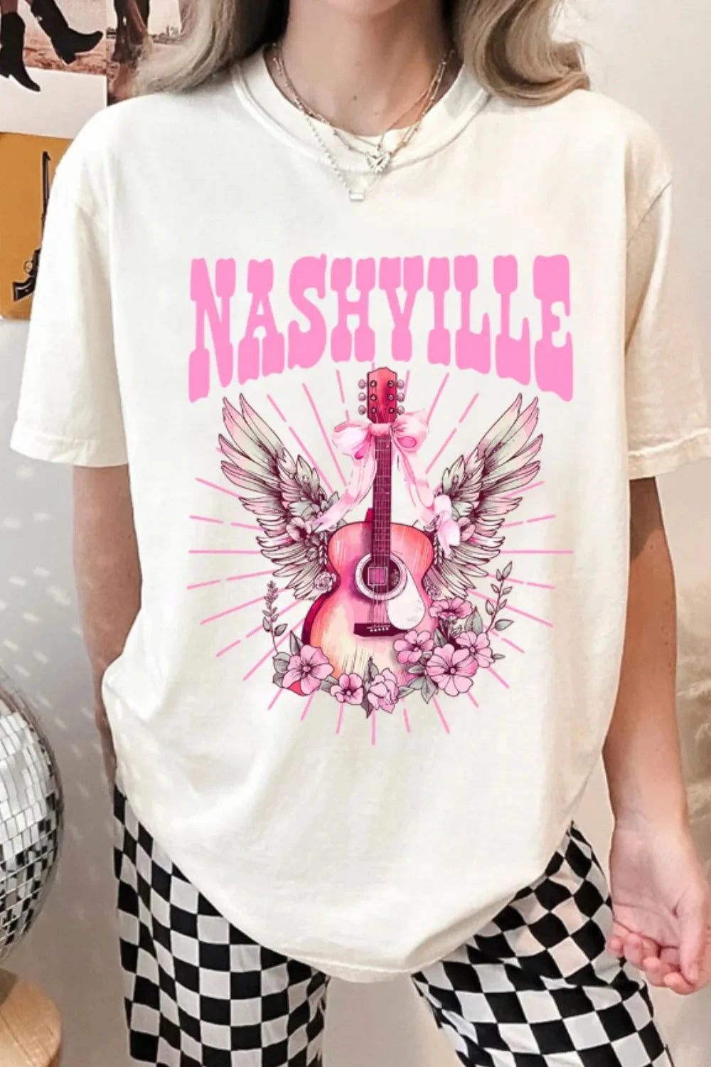 Graphic Round Neck Short Sleeve T-Shirt Simply Love