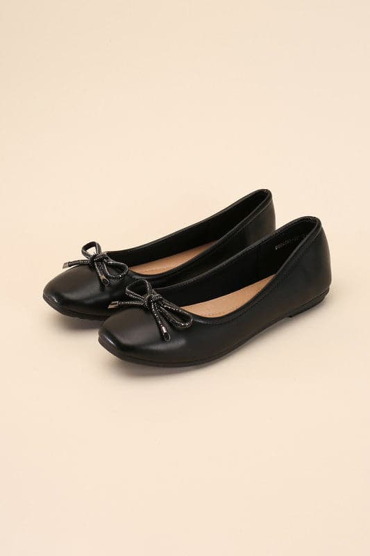 DOROTHY-77 Bow Ballet Flats.