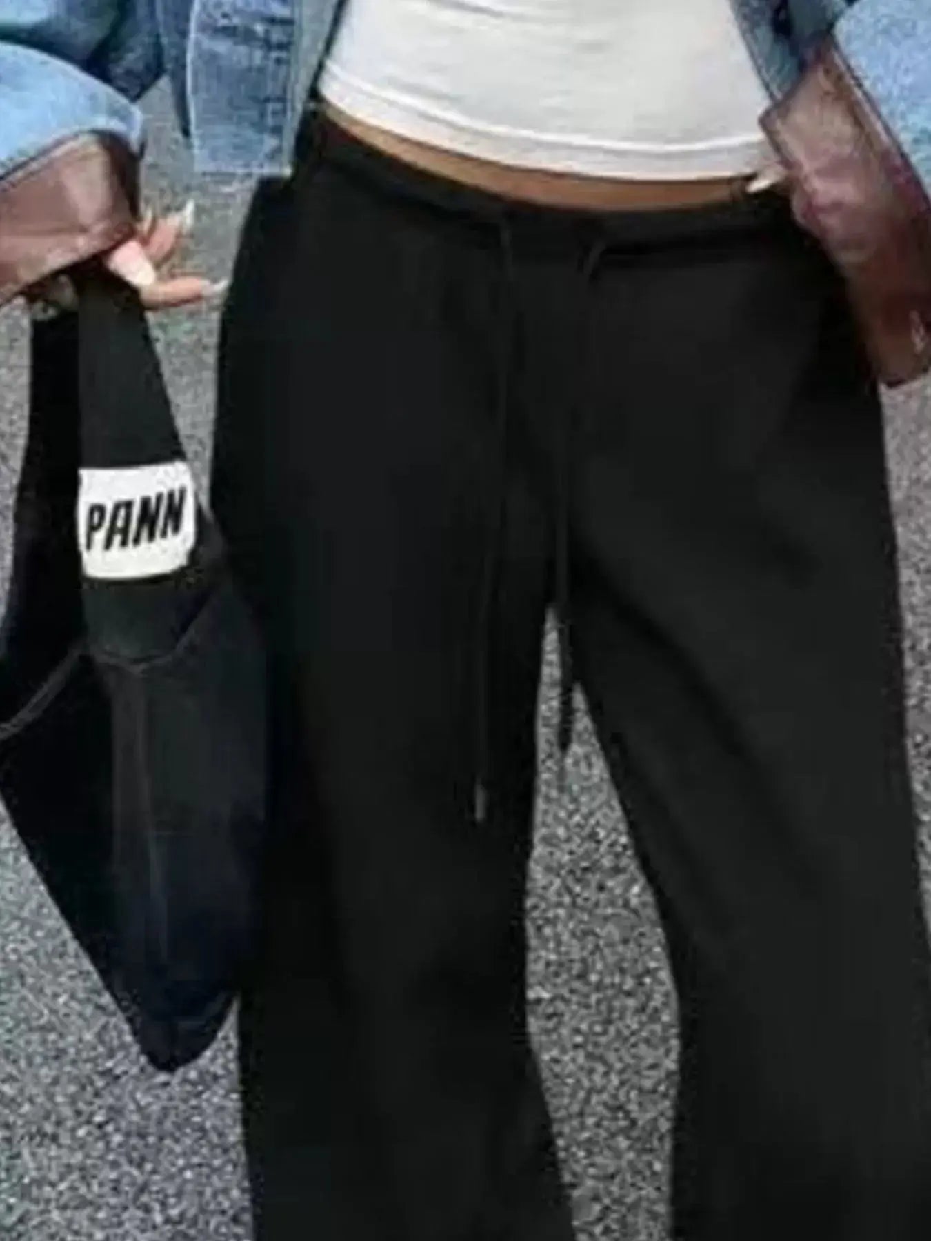 Wide Leg Drawstring Sweatpants Simply Love