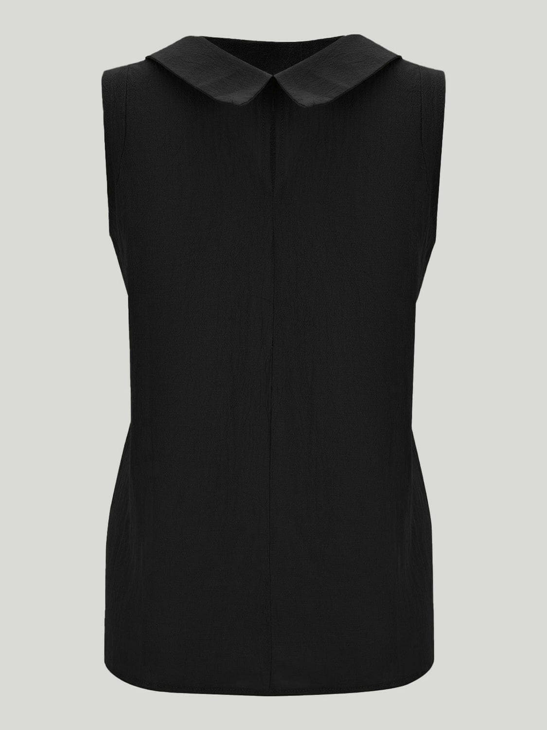 Full Size Round Neck Sleeveless Top.