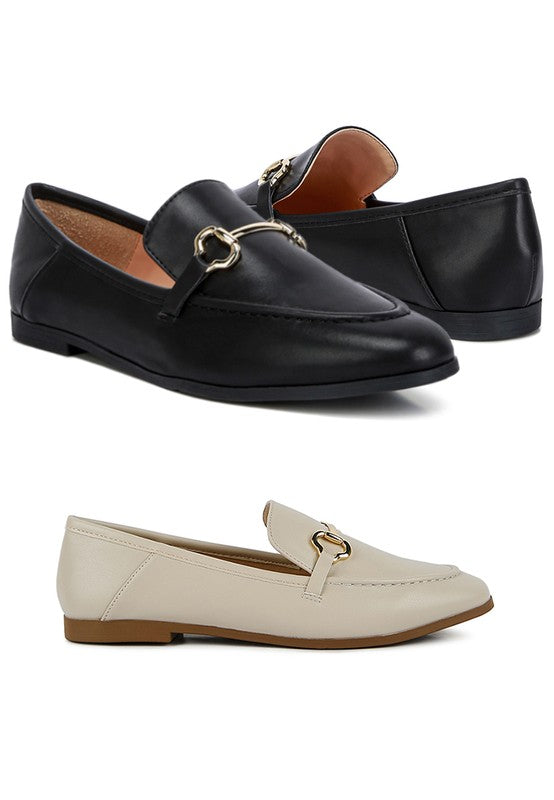 London Rag faux leather loafers