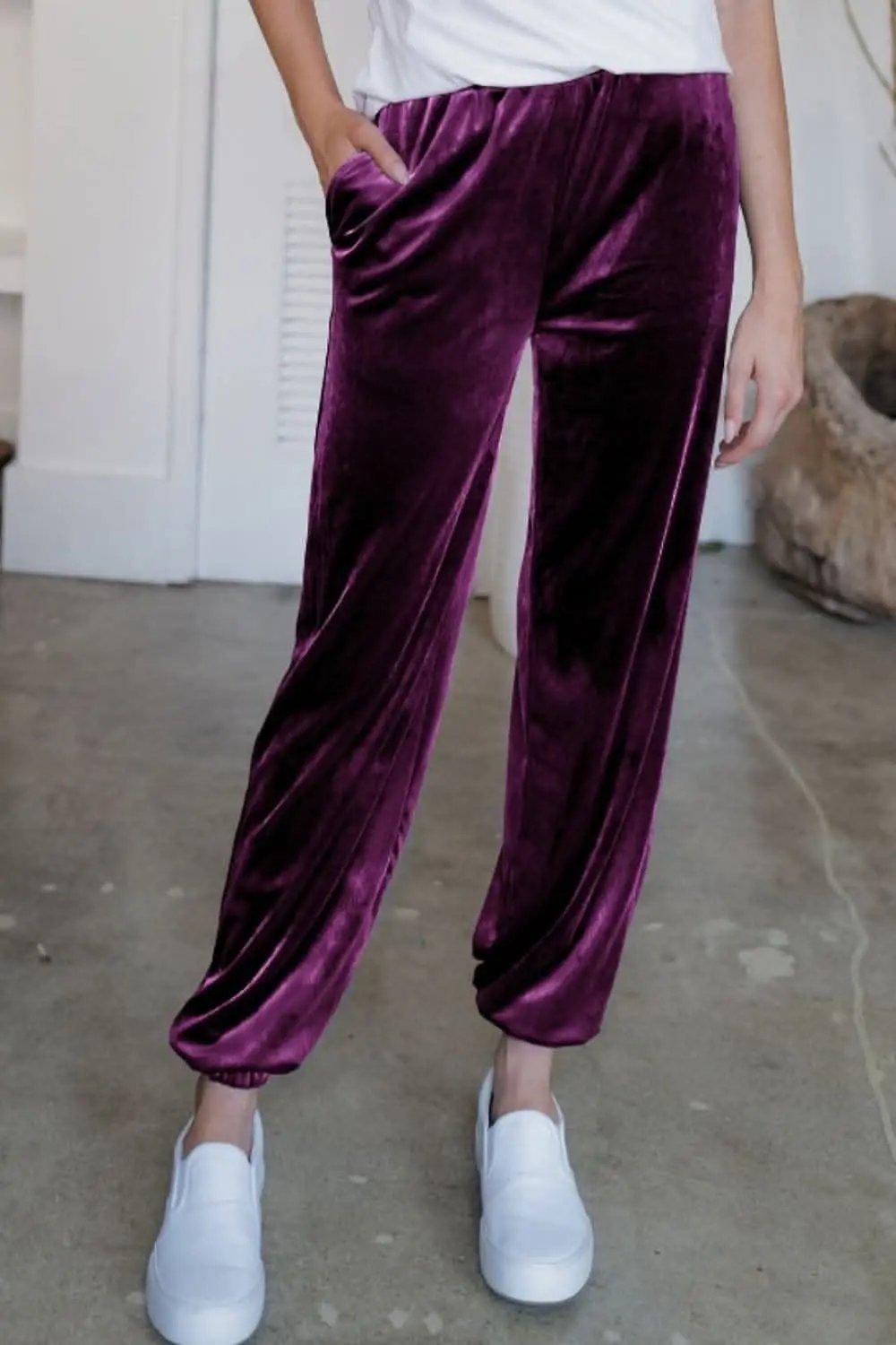 Sheer joggers with pockets - S to XL - Love Salve 