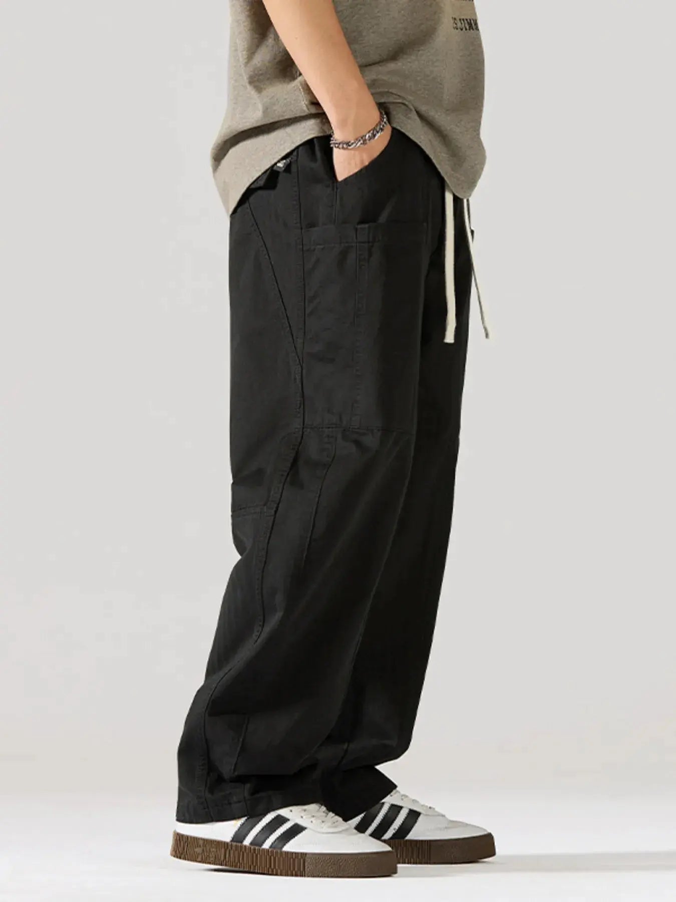 Men's Full Size Relaxed Fit Casual Pants Plus Size Simply Love
