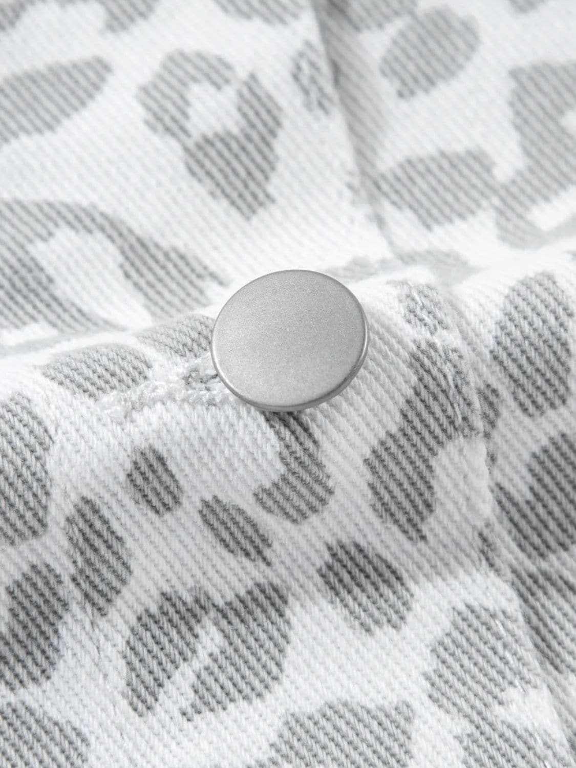 Leopard Print Denim Jacket - Love Salve 
