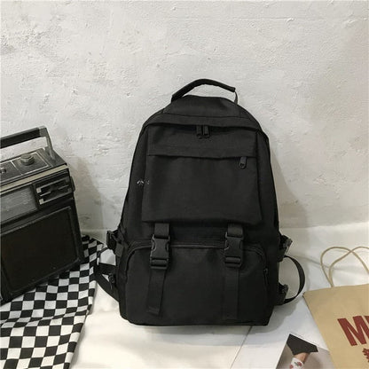 Large oxford cloth backpack