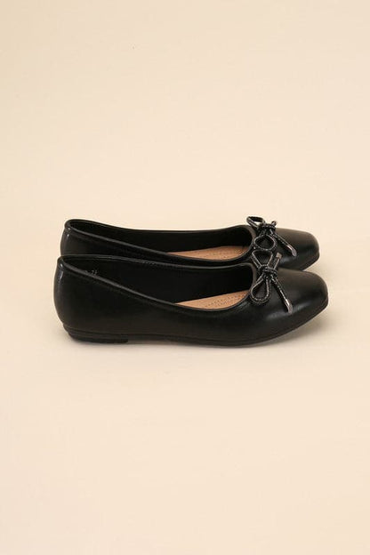 DOROTHY-77 Bow Ballet Flats.