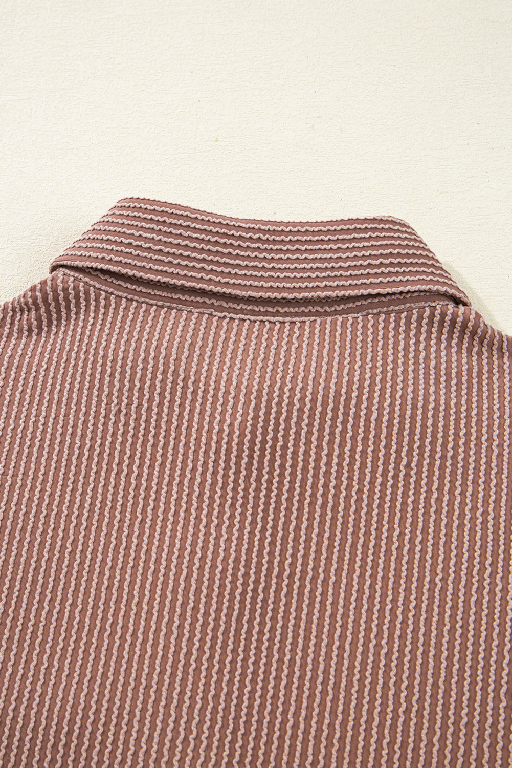 Dark Khaki Leopard Patched Twisted Ribbed Western Casual Shacket Love Salve