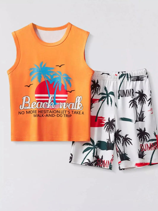 Children's Beach Walk Top and Shorts Set Simply Love