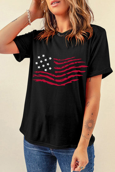 US Flag Round Neck Short Sleeve T-ShirtDiscover the Patriotic Elegance

Embrace your American spirit with our US Flag Round Neck Short Sleeve T-Shirt, a versatile piece that exudes style and patriotism. CLove Salve Flag Round Neck Short SleeveT-Shirts