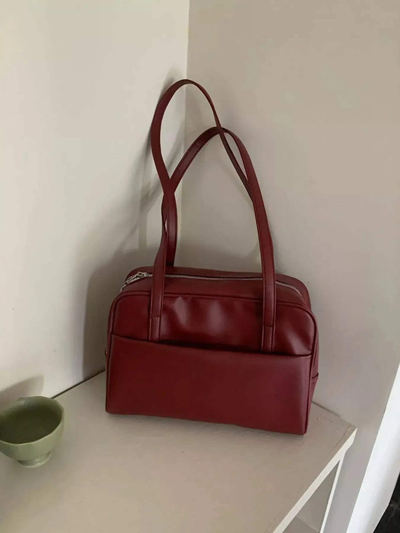 Classic Style Faux Leather Tote Bag Simply Love