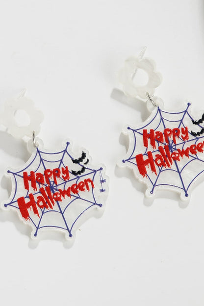 Spooky Acrylic Halloween Earrings