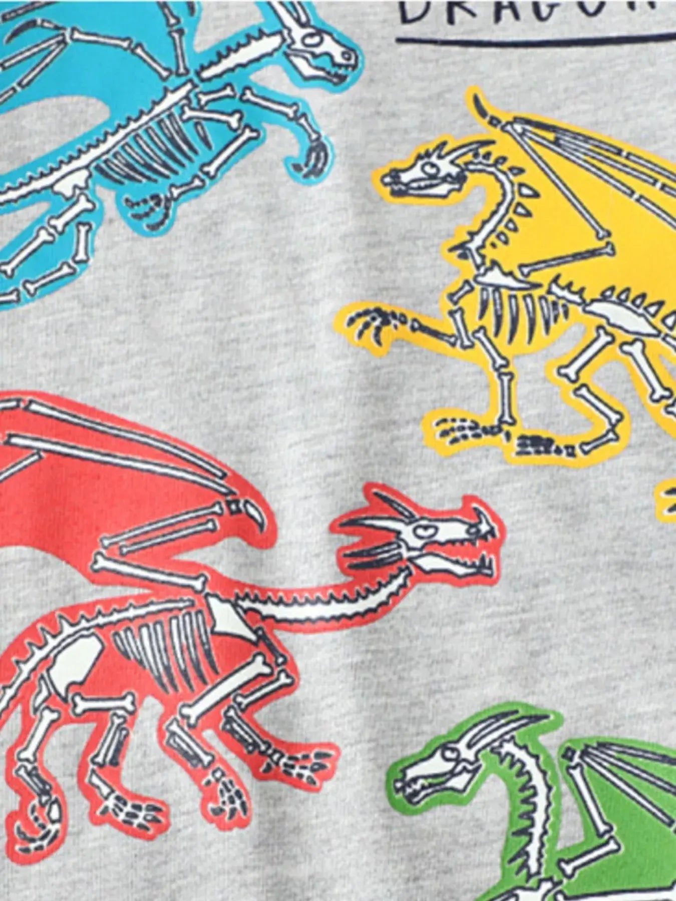 Children's Dinosaur Crew Neck Short Sleeve T-Shirt Simply Love