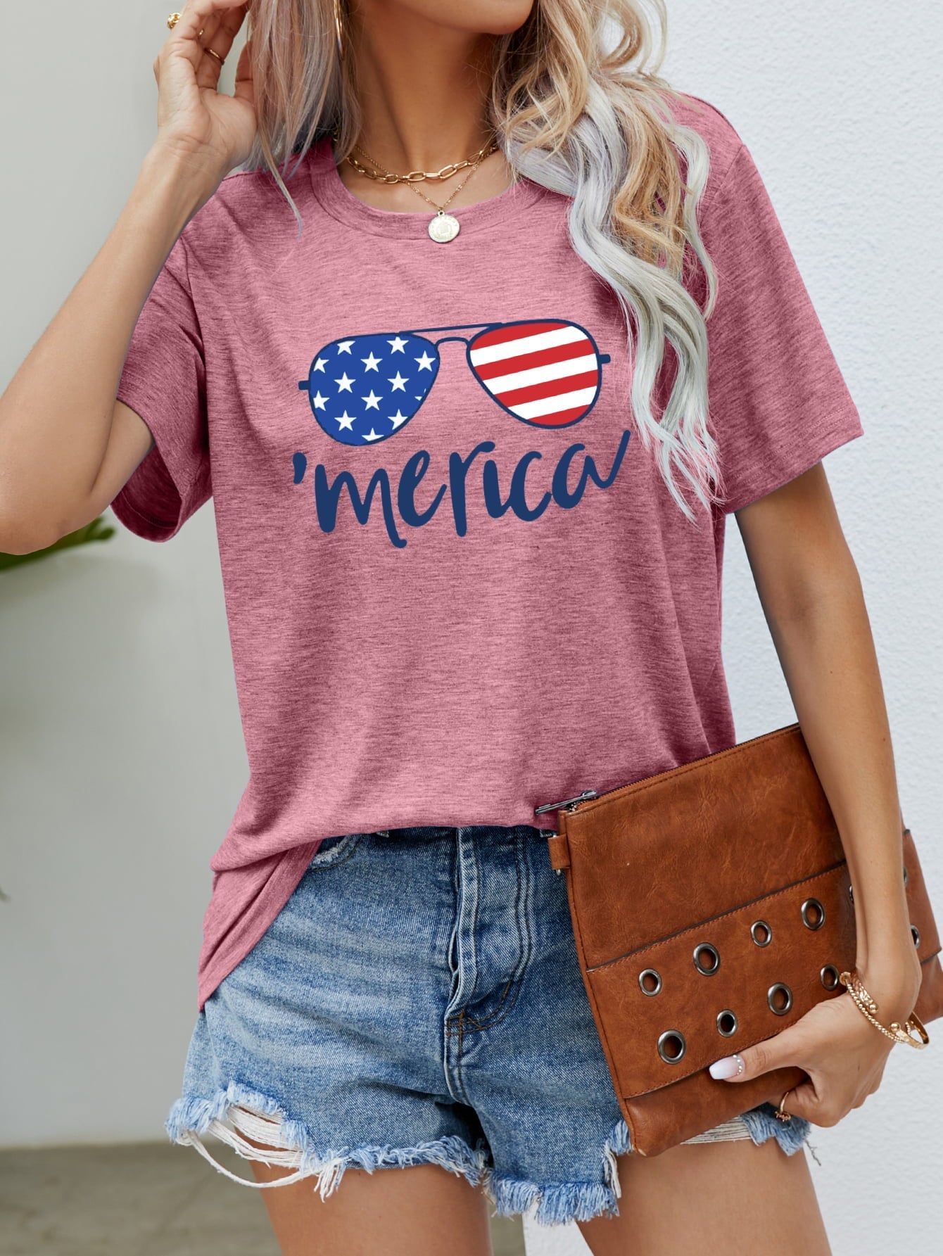 Simply Love: Patriotic Flag Tee