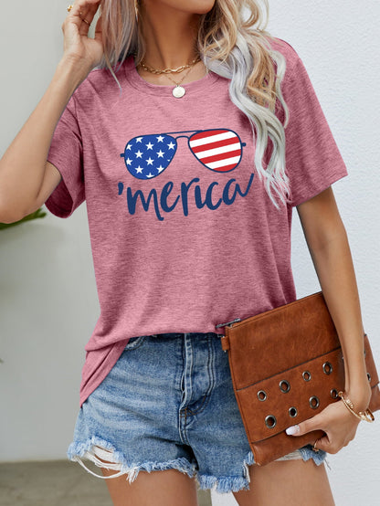 Simply Love: Patriotic Flag Tee