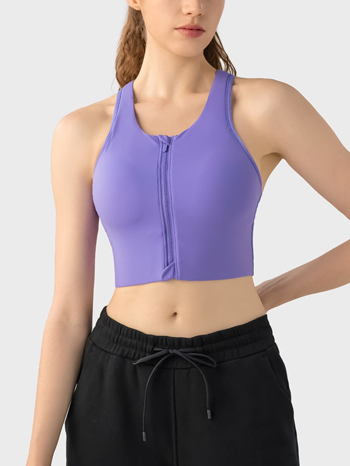 Wide Strap Sport Bra.