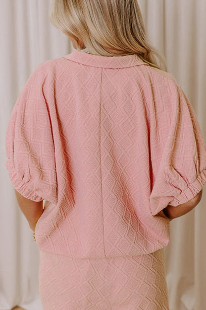 Simply Love: Half-Zip Top & Skirt Set