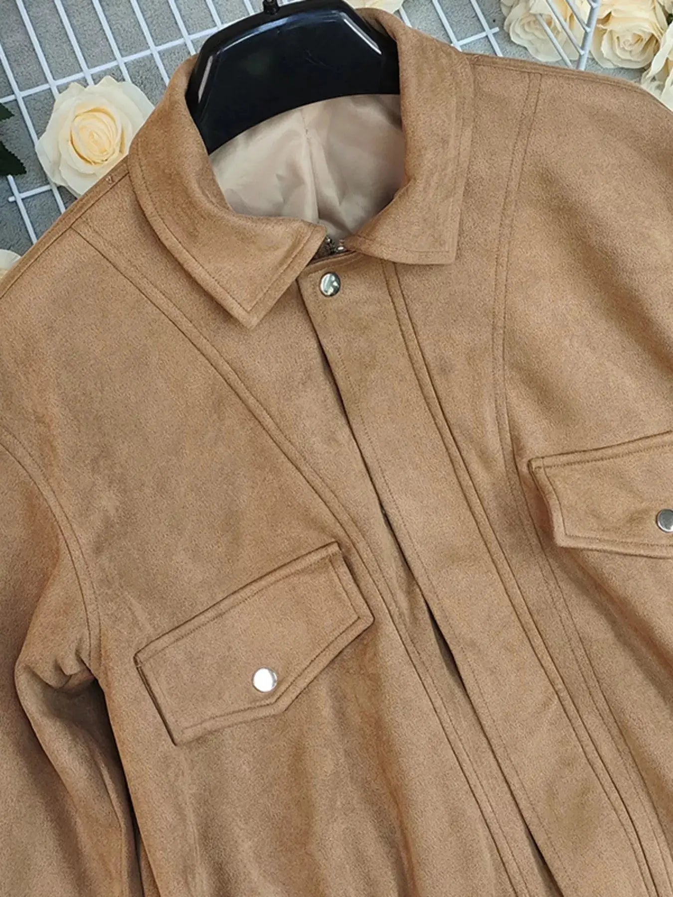 Zip Up Oversized Jacket Simply Love