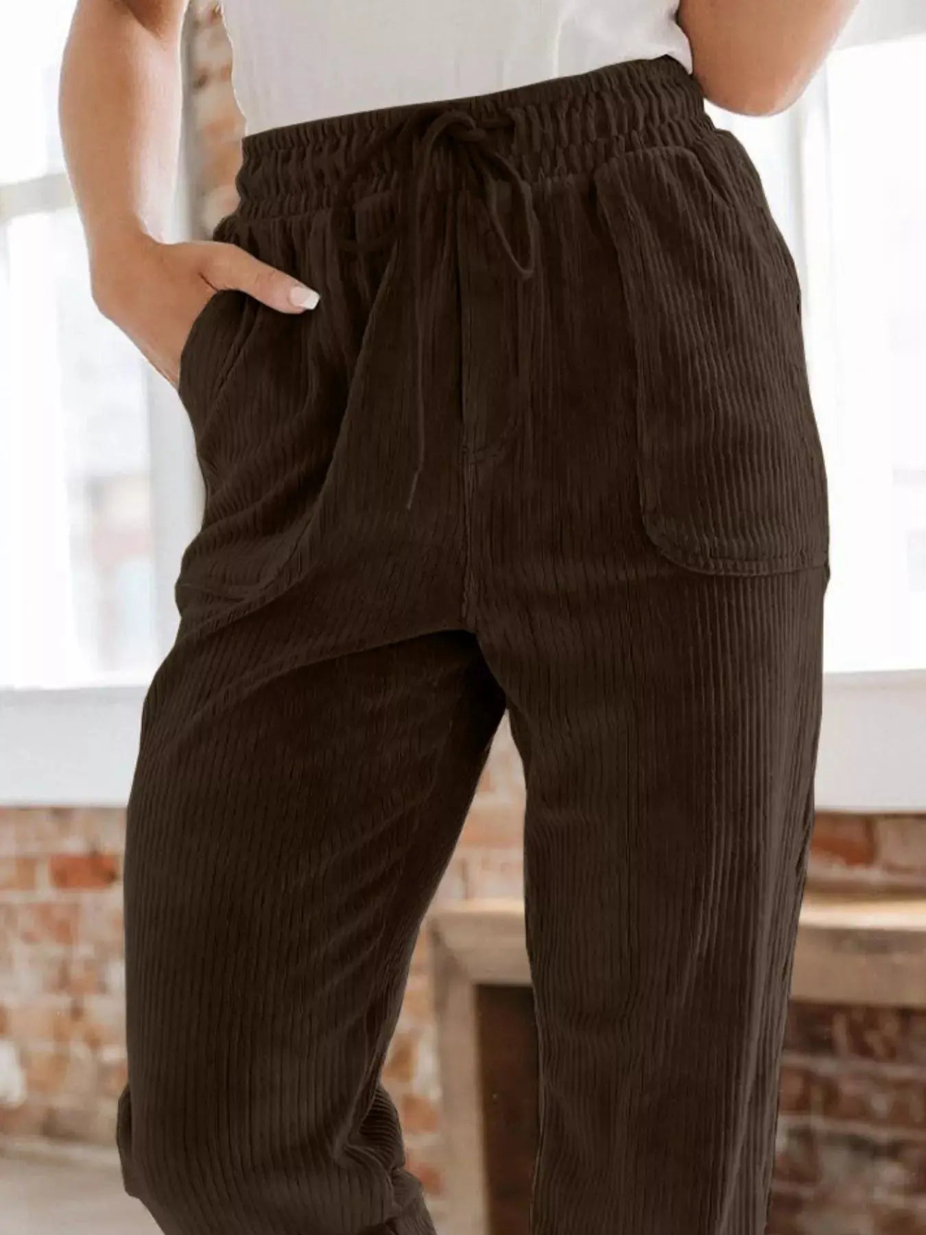 Relaxed Fit Corduroy Pants Simply Love