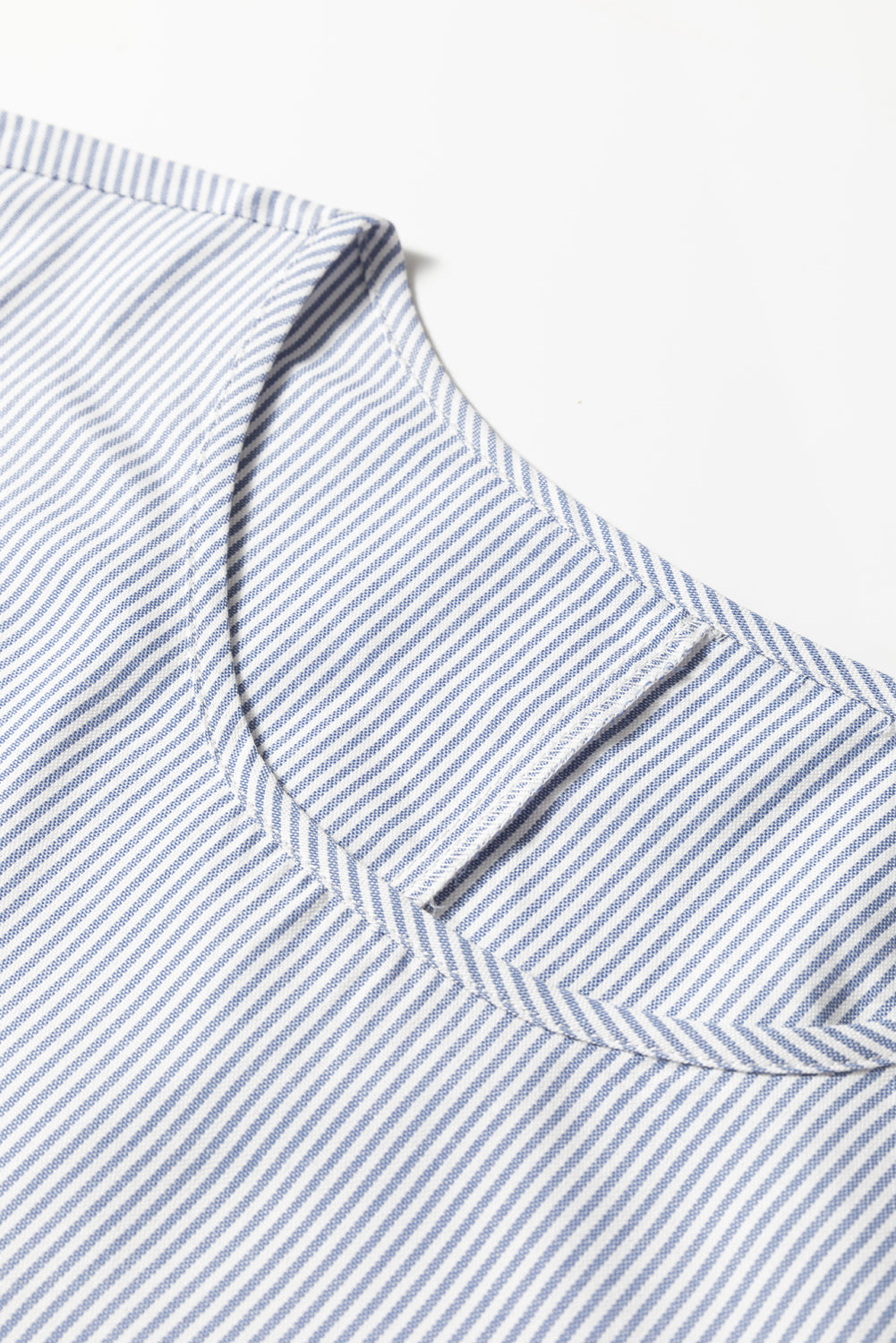 Premium Sky Blue Stripe Patchwork Lace Maxi Dress Bracelet Sleeve Dear-Lover Dropshipping