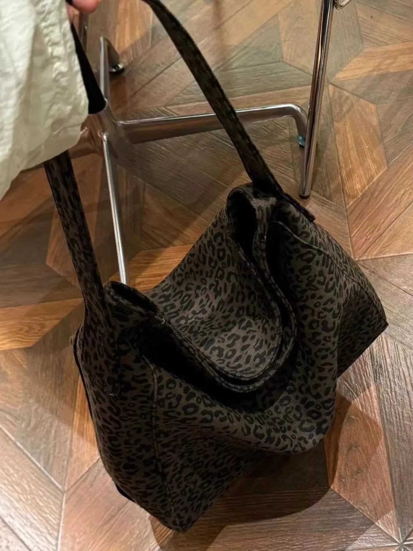 Leopard Print Tote Bag Simply Love