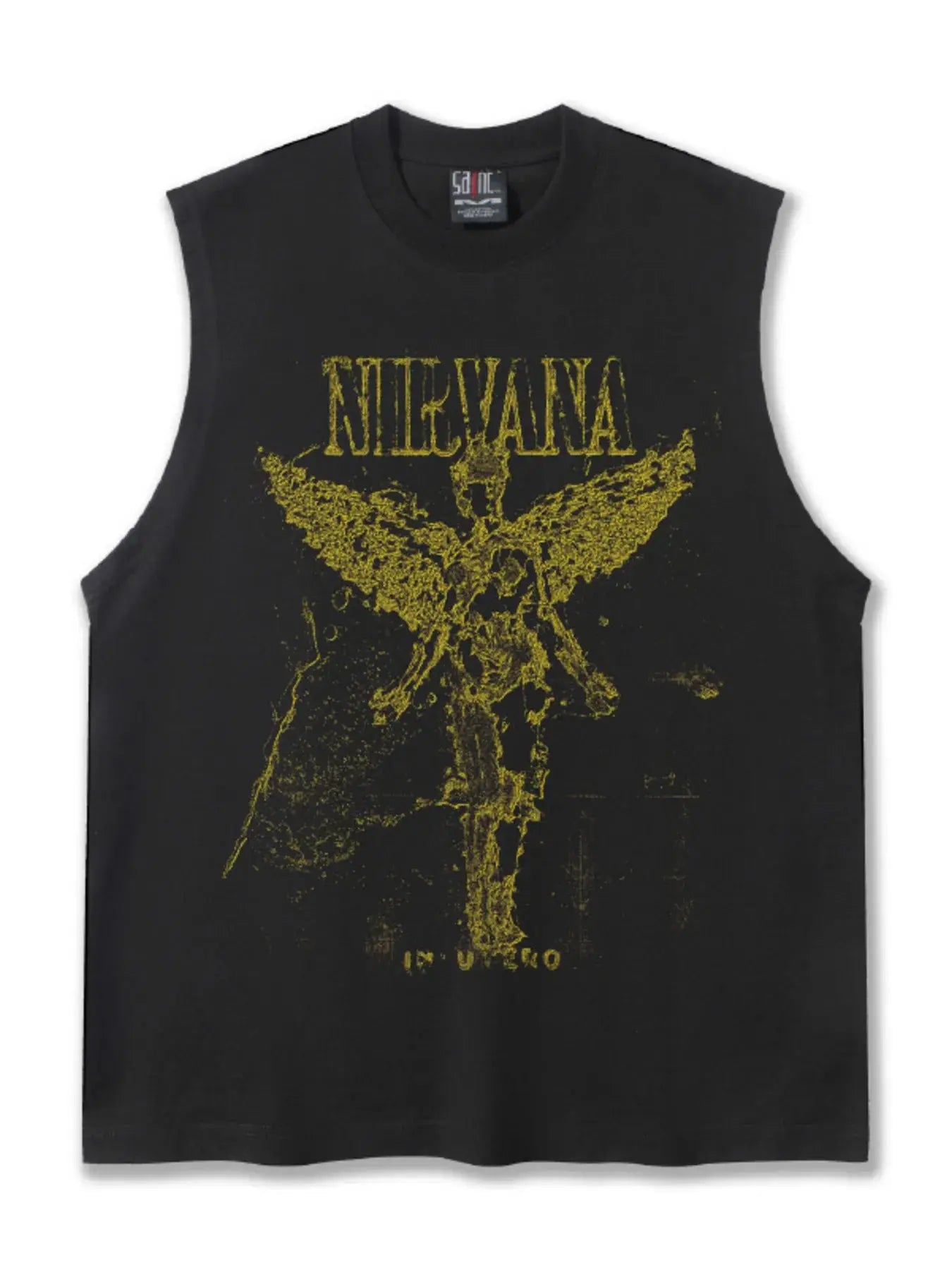 Men's Graphic Round Neck Tank Simply Love