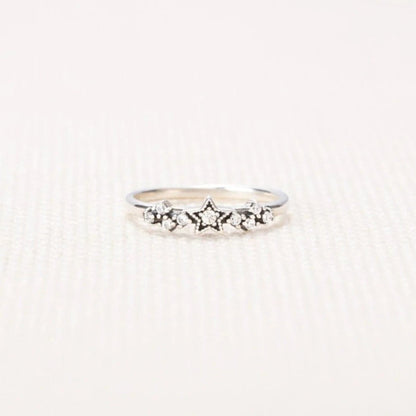 925 Sterling Silver Star Ring.