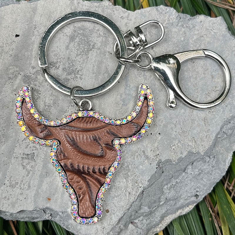 Bull Shape Key Chain.